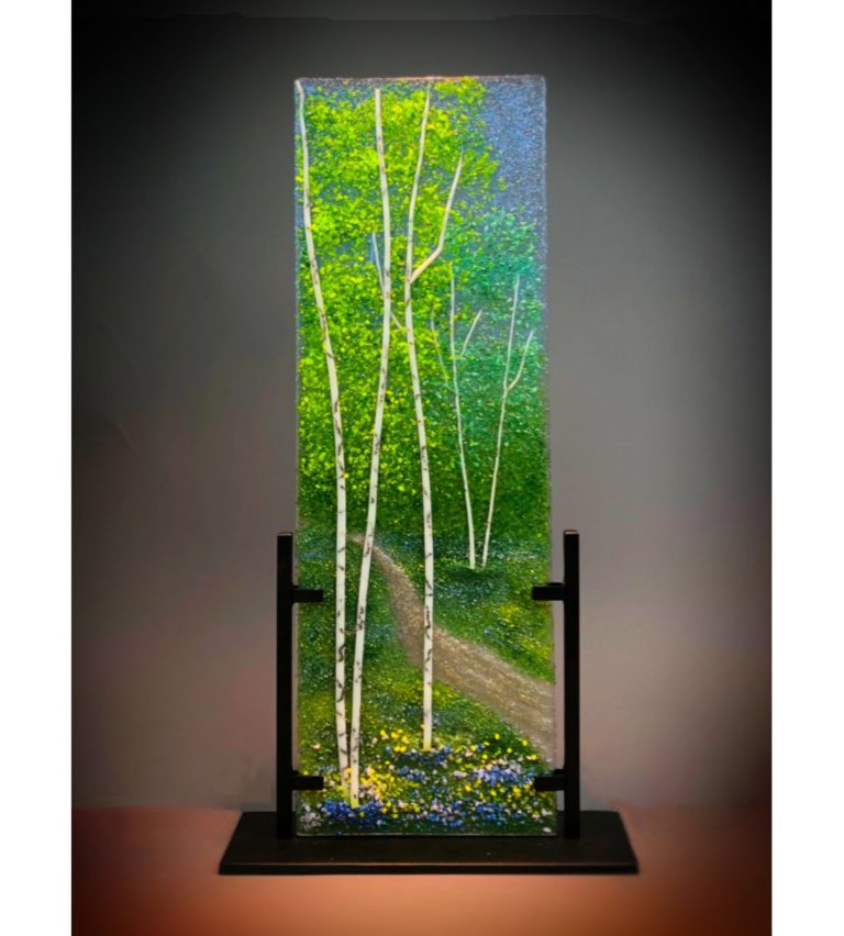 Fused Glass Frit Painting Workshop with Diane Quarles