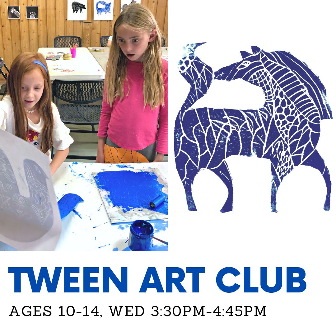 Tween Art Club Printmaking Session 2